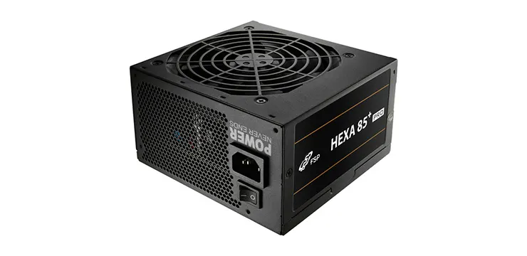  منبع تغذیه اف اس پی مدل  HEXA 85+ LITE PRO دارای گواهینامه ۸۰ پلاس Bronze  است.
