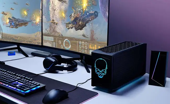مینی کیس NUC12DCMI9 اینتل بازی با استفاده از مینی کیس گیمینگ