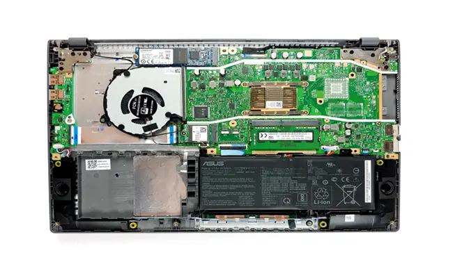  سخت‌افزار لپ تاپ ایسوس X509 ساخت اینتل و از سری Core i3 