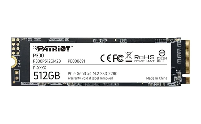حافظه SSD پتریوت P300 با ظرفیت ۵۱۲ گیگابایت حافظه SSD پاتریوت P300 با ظرفیت ۵۱۲ گیگابایت