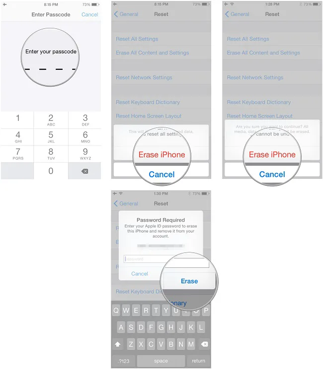 ریستور اطلاعات آیفون از طریق iCloud