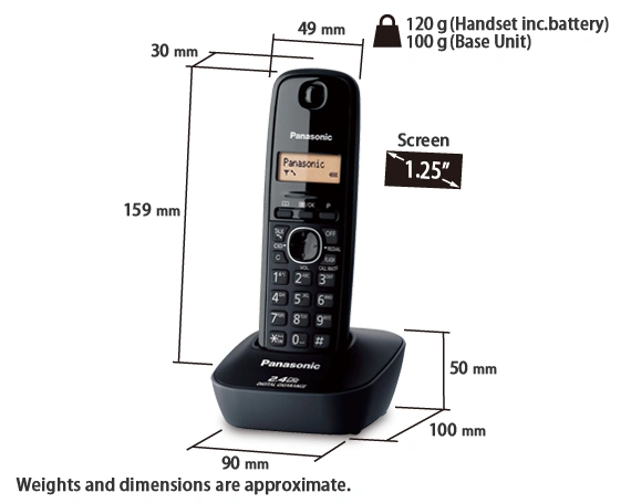   تلفن بی سیم پاناسونیک KX-TG 3411 