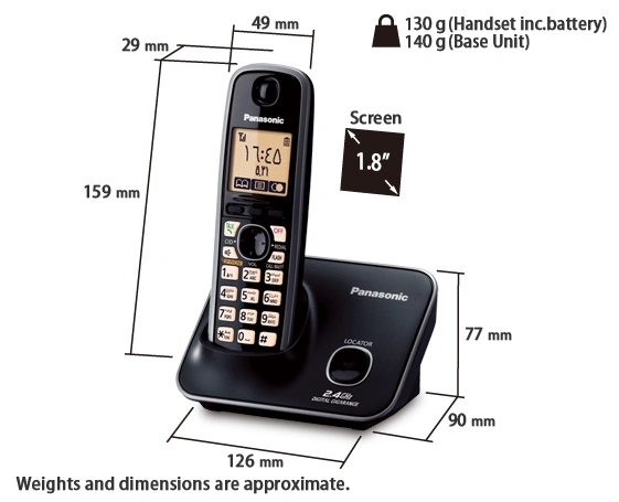 تلفن بی سیم پاناسونیک KX-TG 3711