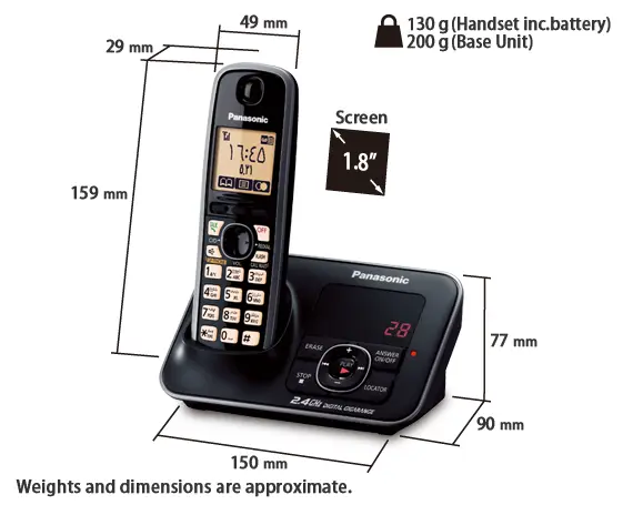 تلفن بی سیم پاناسونیک KX-TG 3721