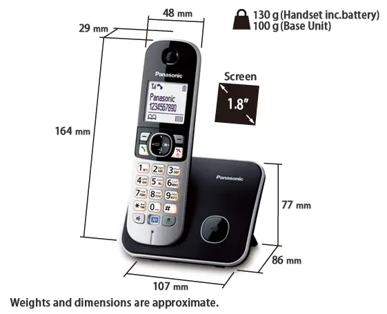   تلفن بی سیم پاناسونیک KX-TG 6811