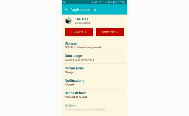 قسمت application info در گوشیهای اندرویدی حذف اپلیکیشنهای غیر ضروری