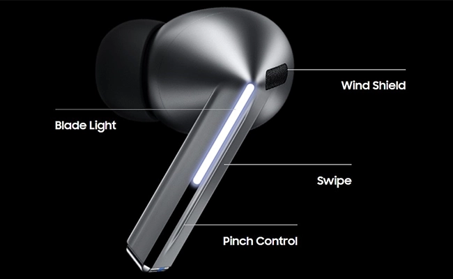کنترل سفارشی هدفون بلوتوثی Galaxy Buds 3 Pro سامسونگ