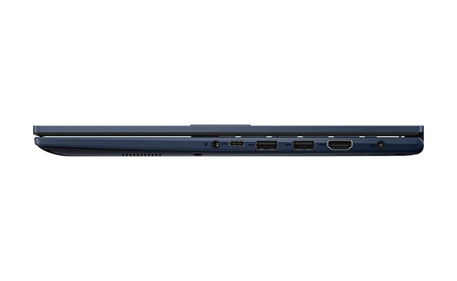 در این عکس پورت‌های مختلف ورودی و خروجی لپ تاپ ایسوس Vivobook X1504VA-NJ816  نمایش داده شده است.