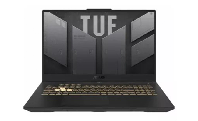 لپ تاپ TUF Gaming F17 FX707ZC4-HX038 ایسوس لپ تاپ TUF Gaming F17 FX707ZC4-HX038 ایسوس نما از روبهرو