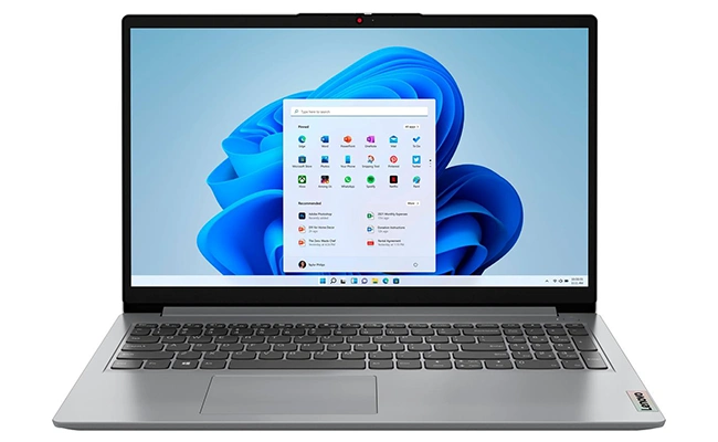 لپ‌تاپ Lenovo IdeaPad Slim 3 نما از جلو