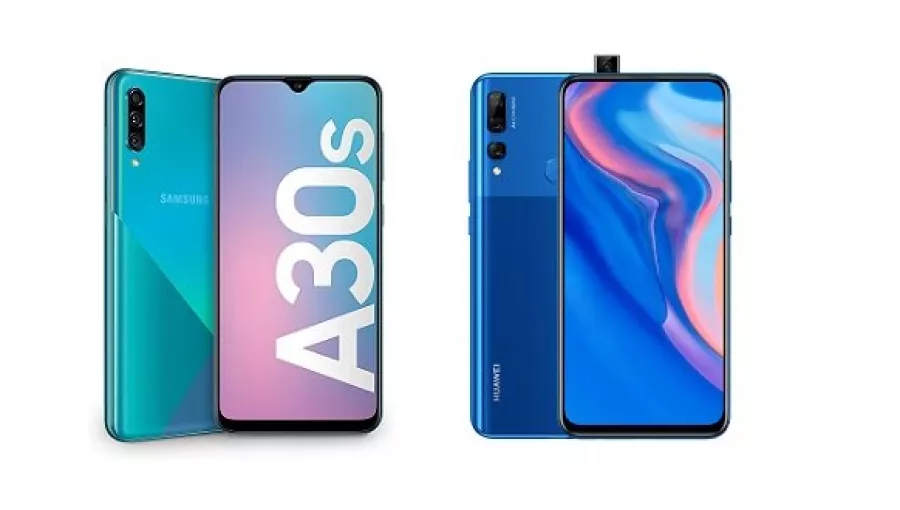 مقایسه گلکسی A30s با هوآوی Y9 Prime 2019