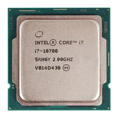 پردازنده 10700 اینتل i7 سری Comet Lake باکس از رو به رو