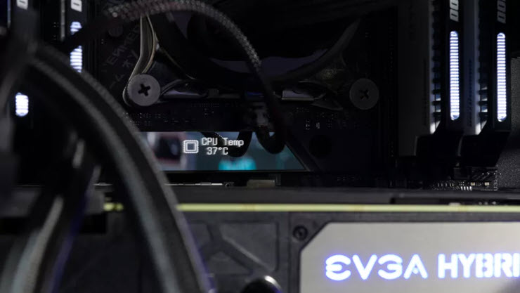نحوه استفاده از نمایشگر مادربرد ROG Strix X299-E Gaming II