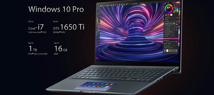 سخت افزار لپ تاپ ایسوس Zenbook Pro 15 UX535