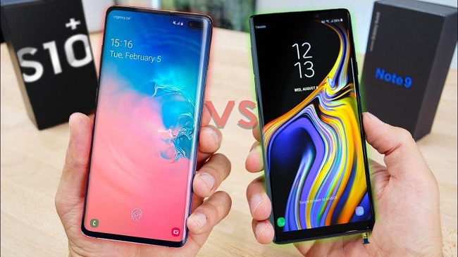 مقایسه سری اس و نوت samsung