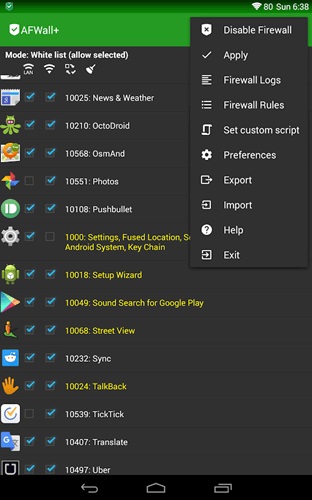 10 برنامه فایروال اندروید برتر برای گوشی (Firewall)
