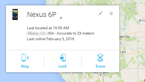 نرم افزار Android Device Manager