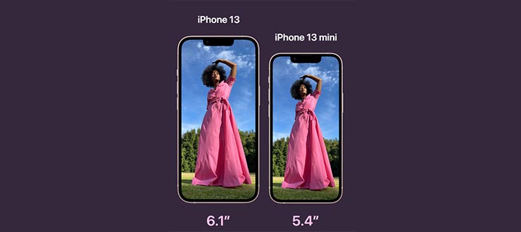 صفحه نمایش موبایل اپل iPhone 13