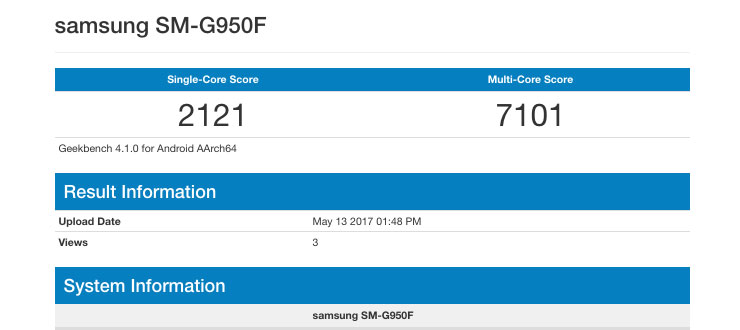 بنچمارک گوشی  Geekbench