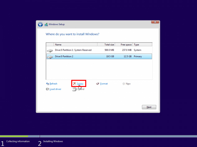 install Windows 10