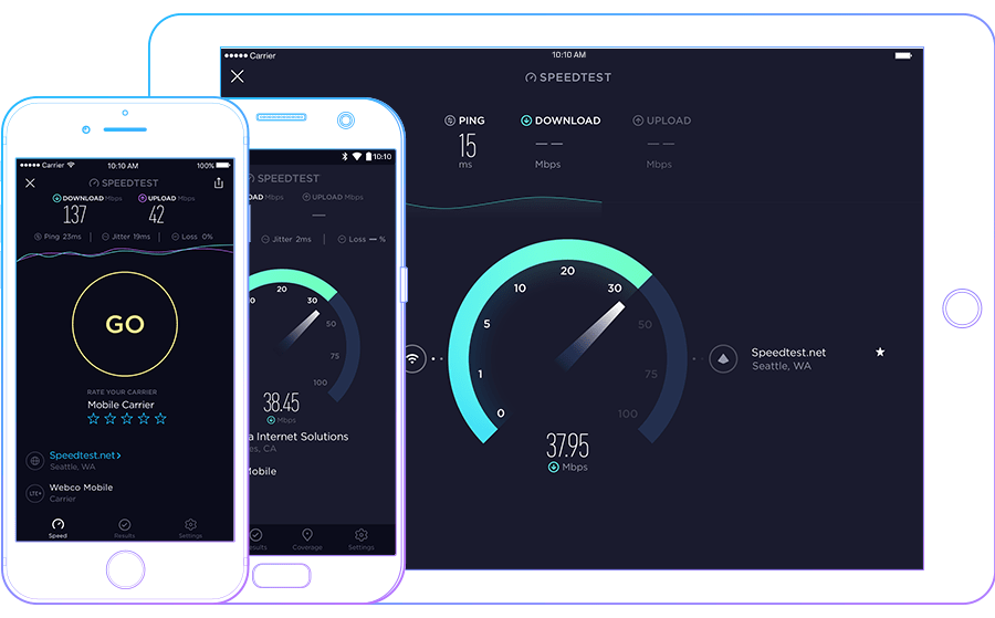  Ookla Speed test