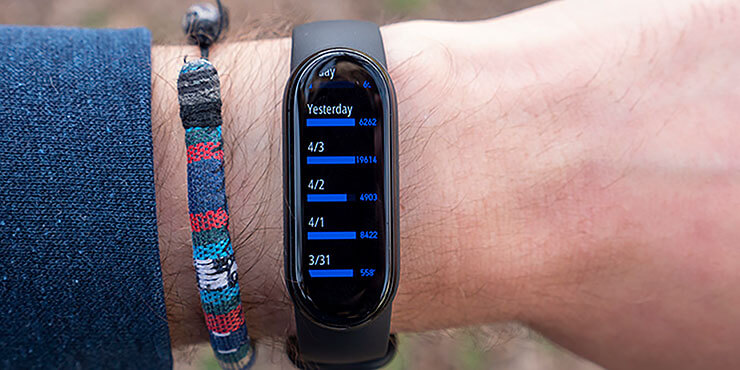 شیائومی Mi Band 6 و ردیابی فعالیت ها 