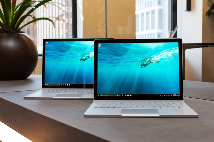 طراحی لپ تاپ Surface Book 2