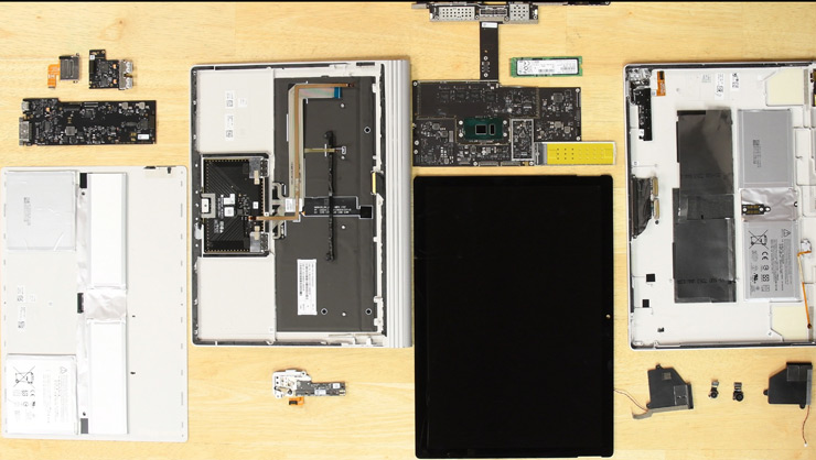 سخت افزار لپ تاپ Surface Book 2