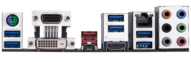 پورت مادربرد gigabyte-ga-z270hd3p