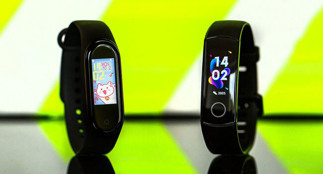 مقایسه Xiaomi Mi Band 4  و Honor Band 5